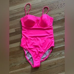 J. Crew One Piece Underwire Swimsuit